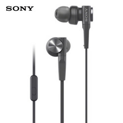 SONY 索尼 MDR-XB55AP 入耳式耳机 黑色