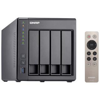 QNAP 威联通 TS-451+ 4盘位NAS（J1900、2GB）