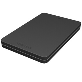 限地区：TOSHIBA 东芝 Alumy系列 2TB 2.5英寸 USB3.0移动硬盘 神秘黑