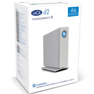  LaCie 莱斯 d2 Thunderbolt 2 3.5英寸 桌面硬盘 4TB