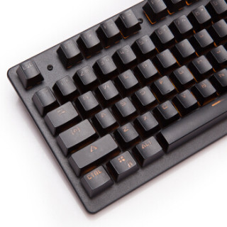 商品金河田k20机械手感键盘 电脑办公游戏键盘机械手感 金属面板104键