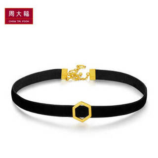 CHOW TAI FOOK 周大福 ing系列 F207218 几何六角形choker项圈