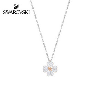 SWAROVSKI 施华洛世奇 5368980 Latisha Flower 女士典雅项链 镀白金色