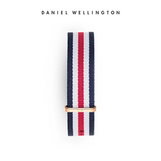 Daniel Wellington DanielWellington）DW表带20mm尼龙玫瑰金针扣男款DW00200002（适用于40mm表盘系列）