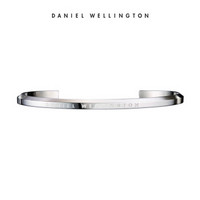 Daniel Wellington DanielWellington 丹尼尔惠灵顿 DW00400002 手表专属搭配 简约男士银色开口手镯大号