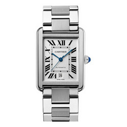 8点开始：Cartier 卡地亚 Cartier-TANK系列 W5200028 男士机械手表