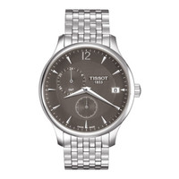 TISSOT 天梭 俊雅系列 T063.639.11.067.00 男士石英手表 42mm 灰色 灰色 精钢