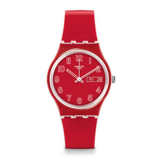 swatch 斯沃琪 原创系列 GW705 罂粟花田 女士石英手表