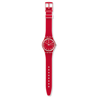 swatch 斯沃琪 原创系列 GW705 罂粟花田 女士石英手表