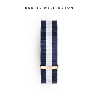 Daniel Wellington DanielWellington）DW表带20mm尼龙玫瑰金针扣男款DW00200004（适用于40mm表盘系列）