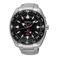 SEIKO 精工 SUN049J1 人动电能石英男表 ProspexGMT两地时间