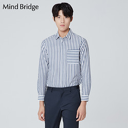 Mind Bridge百家好2018男装衬衫 潮流时尚MSWS618A