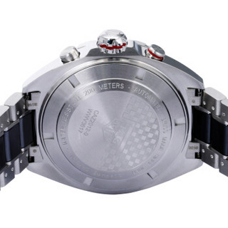 TAG Heuer 泰格豪雅 F1系列 CAZ2012.BA0970 男士机械手表 44mm 黑色 黑色/银色 精钢