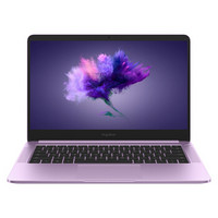 HUAWEI 华为 荣耀 MagicBook VLT-W60 14.0英寸笔记本电脑(星云紫、i7-8550U、8G、256GB SSD、NVIDIA  GeForce  MX150)