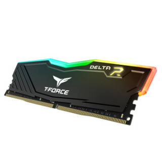 Team 十铨 DELTA RGB系列 DDR4 3000 台式机内存 黑色