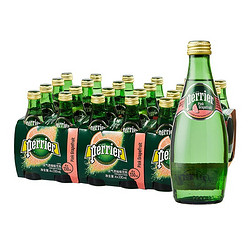 Perrier 巴黎水 气泡矿泉水 西柚味 玻璃瓶装 330ml*24瓶 *3件