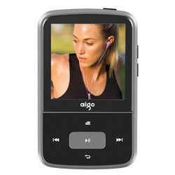 aigo 爱国者 MP3-107 16GB 音乐播放器 灰色