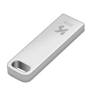  KINGSHARE 金胜 U201 32GB USB2.0 U盘 银色