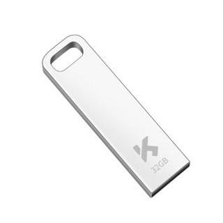  KINGSHARE 金胜 U201 32GB USB2.0 U盘 银色