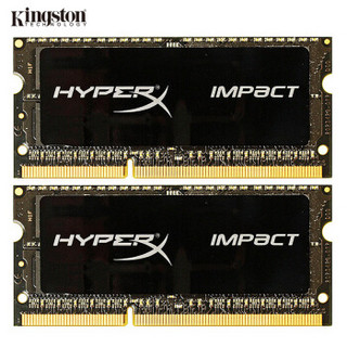 Kingston 金士顿 骇客神条 Impact系列 16GB（8GB×2） DDR3 1866 笔记本内存