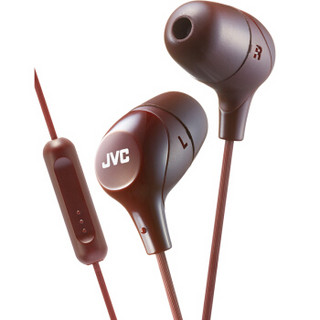  JVC 杰伟世 棉花糖系列 FX38M 入耳式耳机 布朗棕