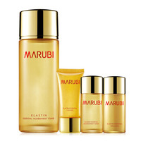MARUBI 丸美 弹力蛋白保养液修护套装 4件装(保养液100ml+弹力洁面15g+弹力水15ml+弹力乳15g)