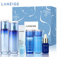 38女神节预售：LANEIGE 兰芝 致美紧颜京东定制礼盒(水120ml+50ml+乳100ml+50ml+洁面50ml+精华7ml)