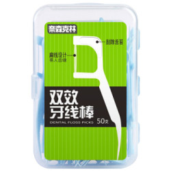 奈森克林(Nice and Caring) 双效牙线棒 *19件