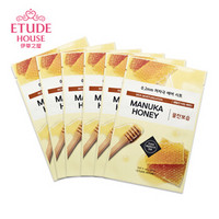 ETUDE HOUSE 伊蒂之屋 纤透舒润面膜 蜂蜜 6片