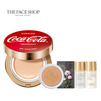 THE FACE SHOP 菲诗小铺 控油补水气垫修颜乳 可口可乐限定版 V201浅杏色 SPF50+ PA+++ 15g