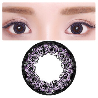 ANNA SUI 安娜苏 美瞳隐形眼镜 日抛 紫色 10片 100度