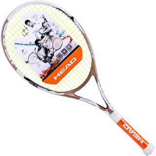 海德HEAD网球拍 德约科维奇Attitute系列碳素网拍 赠手胶避震器 已穿线金色