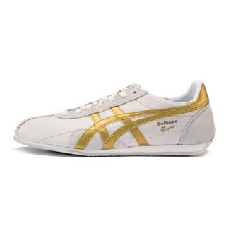 Onitsuka Tiger 鬼冢虎 RUNSPARK TH201L-9994 男士运动休闲鞋 米色/金色 43.5