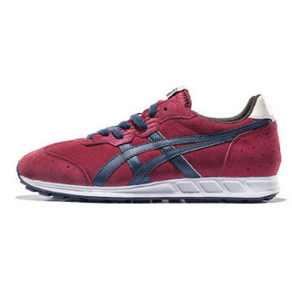 Onitsuka Tiger 鬼冢虎 T-STORMER D430L-2550 男士复古慢跑鞋 酒红色/海军蓝 44