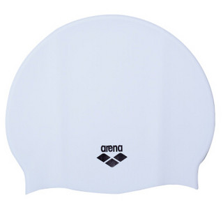 arena 阿瑞娜 ARN4473-WHT 成人通用硅胶泳帽 白色