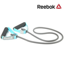 锐步(Reebok)进口韵律拉力绳弹力绳力量训练脚蹬拉力器RATB-11030BL L1