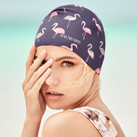 BALNEAIRE 范德安 YM014 时尚防水护耳游泳帽 紫灰色