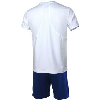  LI-NING 李宁 AATM033 男款羽毛球比赛套装 （标准白 XL）