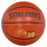 SPALDING 斯伯丁 74-645Y 金州勇士队库里篮球 NBA室外蓝球 (7号/标准)