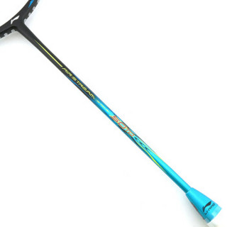 李宁（LI-NING）中级全碳素羽毛球拍风洞导流科技拍框单拍 50TD 蓝色(已穿线)
