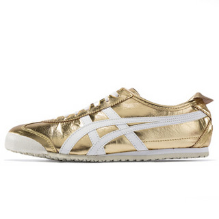 Onitsuka Tiger 鬼冢虎 MEXICO66 THL7C2-9401 中性款街头运动休闲鞋 金色 37