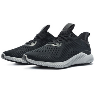 adidas 阿迪达斯 BY4264 alphabounce em m 男子跑步鞋 (43.5、黑白)