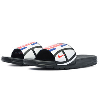 NIKE 耐克 917551-005 BENASSI SOLARSOFT NBA 男子球队运动拖鞋 黑色 42.5码