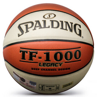 SPALDING 斯伯丁 TF-1000传奇系列 74-541Y PU材质 室内比赛篮球 (7号/标准)