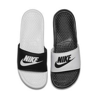 NIKE 耐克 818736-011 BENASSI JDI MISMATCH 男子一字拖鞋 黑色 44码