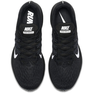 nike 男子 气垫 跑步鞋 zoom winflo 5 缓震 运动鞋 aa7406-001黑色44