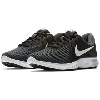 NIKE 耐克 Revolution 4 女子跑鞋 908999-001 黑/白 36.5