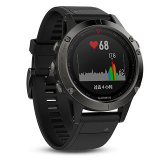 GARMIN 佳明 fenix5 中文普通版 光电心率腕表 黑色