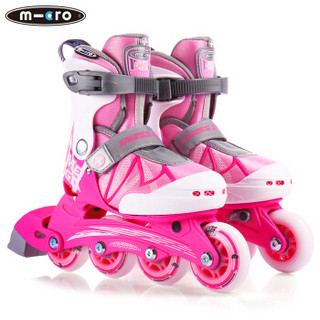 m-cro 迈古 米高 MEGA 儿童轮滑鞋 (粉色单鞋、M码)
