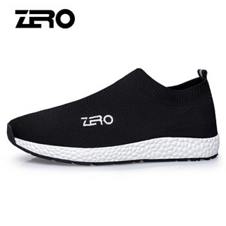 ZERO K82509M 男士飞织户外鞋 黑色 40